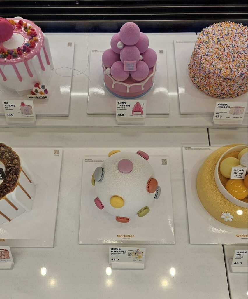 韓国　サーティワンアイスクリーム　baskinrobbinns
ワークショップ