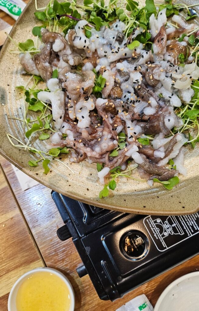 韓国　サンナッチ　鐘路真ナッチ　韓国ランチ　韓国旅行　夏休み　タコ　タコ鍋　タコ料理